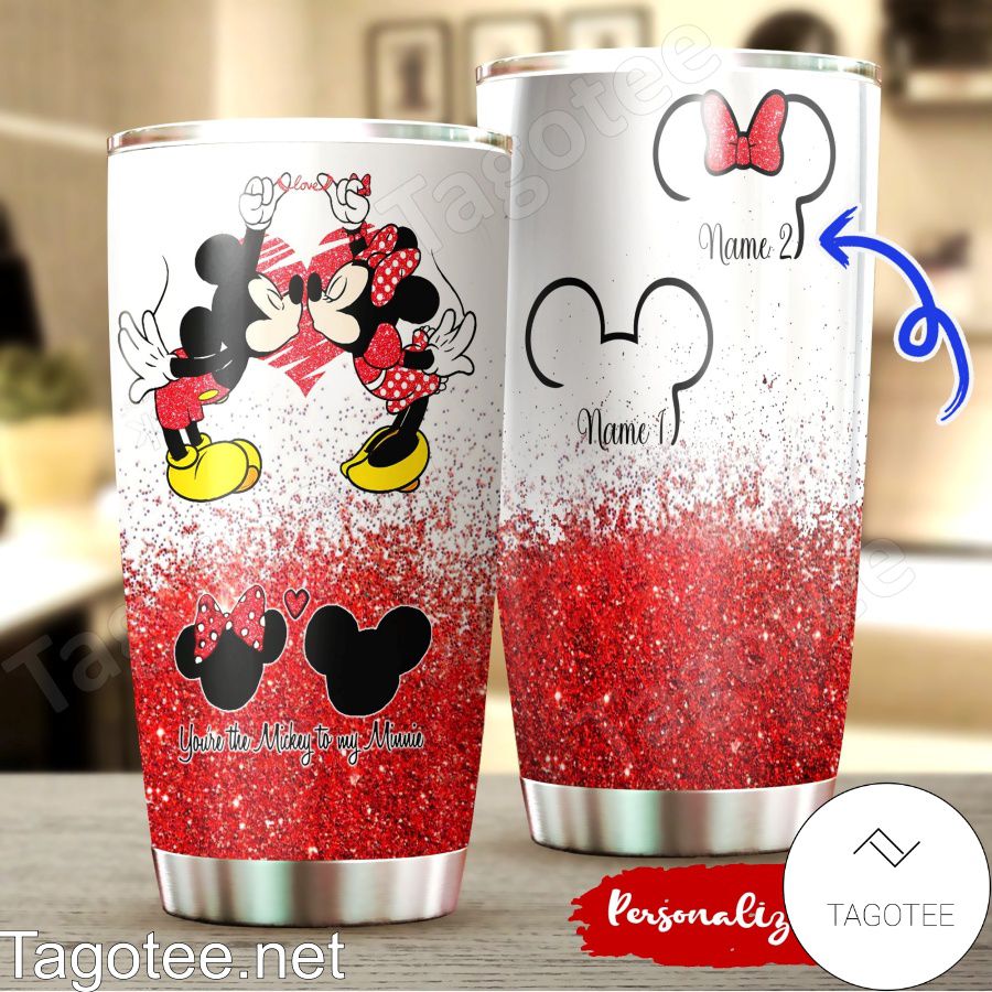 Mouse Couple - Personalized Mouse Tumbler 0523