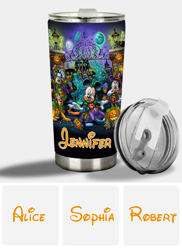 Welcome Foolish Mortals - Personalized Mouse Tumbler