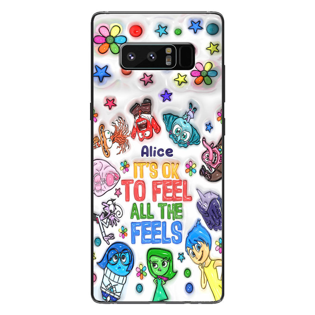 It's Ok To Feel All The Feels - Personalized Phone Case