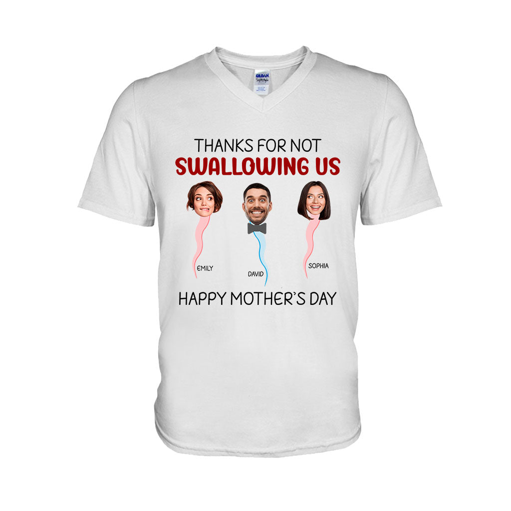 Thanks For Not Swallowing Us - Personalized Mother T-shirt And Hoodie