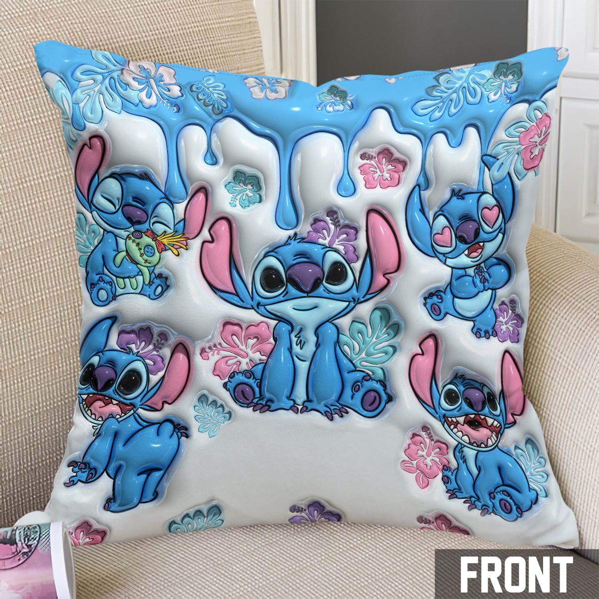 Ohana Means Family - Personalized Ohana Throw Pillow