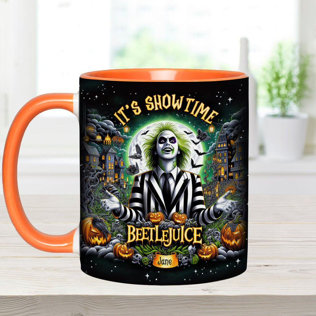 It's Showtime! - Personalized Accent Mug