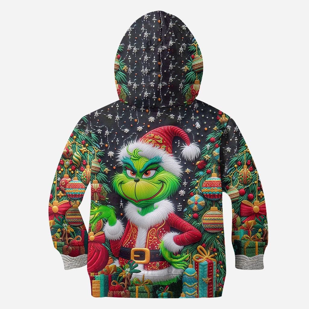 Merry Grinchmas - Personalized Stole Christmas Hoodie and Leggings