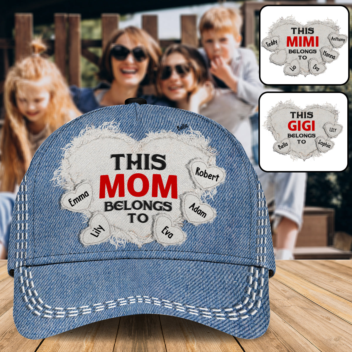 This Mom Belongs To - Personalized Mother Classic Cap