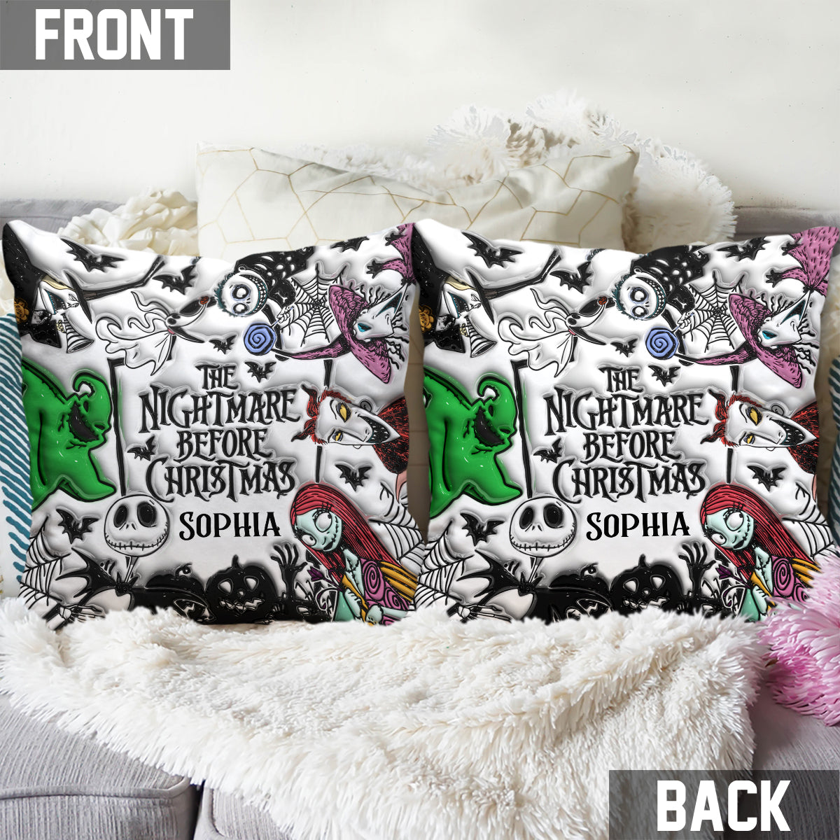 The Nightmare - Personalized Nightmare Throw Pillow