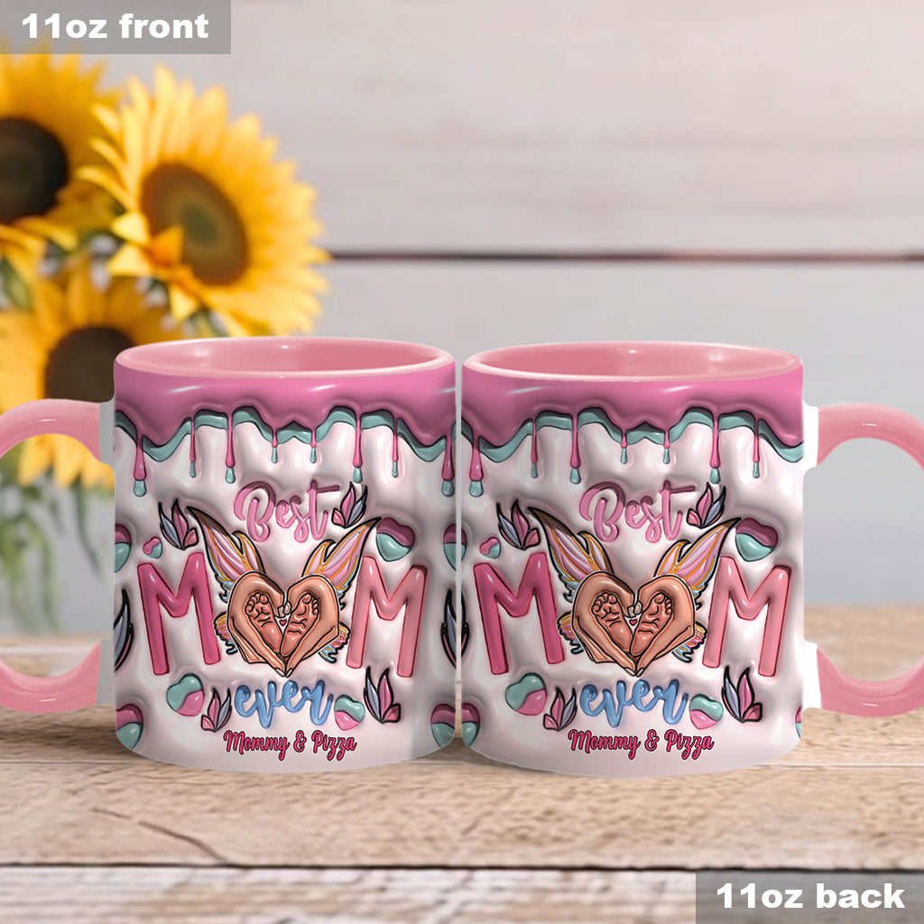 Best Mom Ever Butterfly Transformation - Personalized Mother Accent Mug