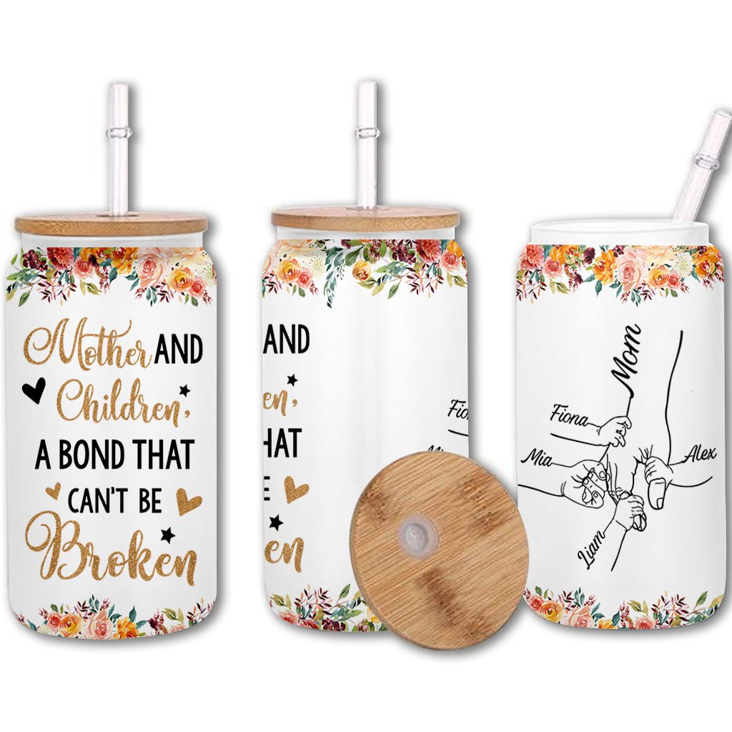 This Mom Belongs To - Personalized Mother Can Glass