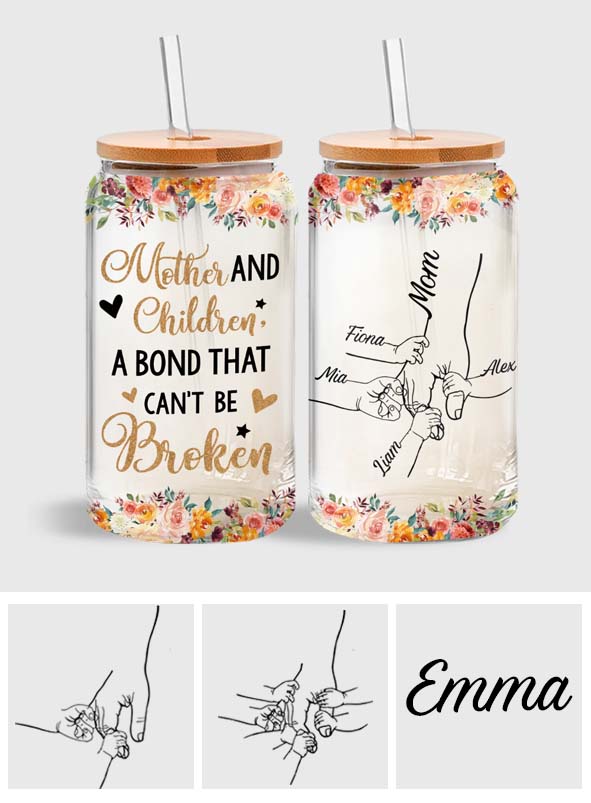 This Mom Belongs To - Personalized Mother Can Glass