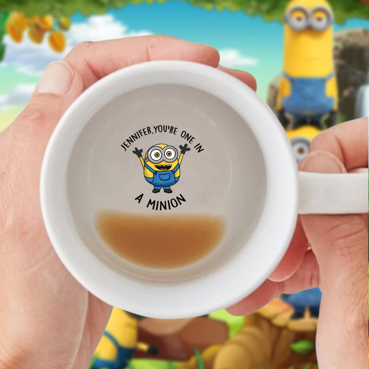 You're One in a Minion - Personalized Hidden Message Mug