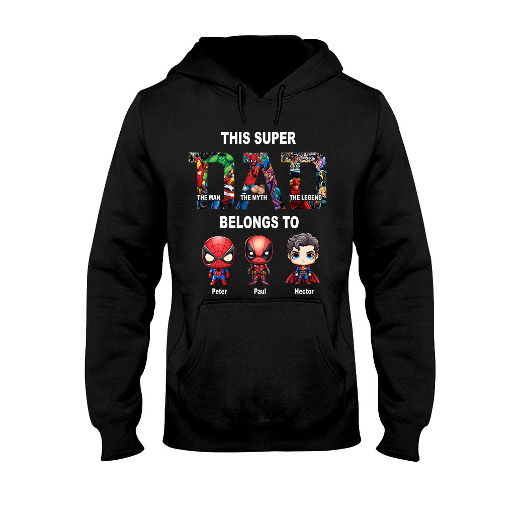 Super Dad - Personalized Father T-shirt And Hoodie