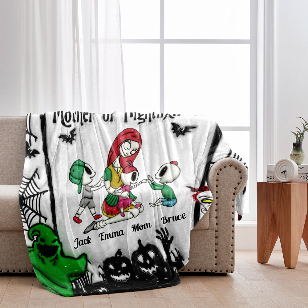 Mother Family Of Nightmares - Personalized Nightmare Blanket