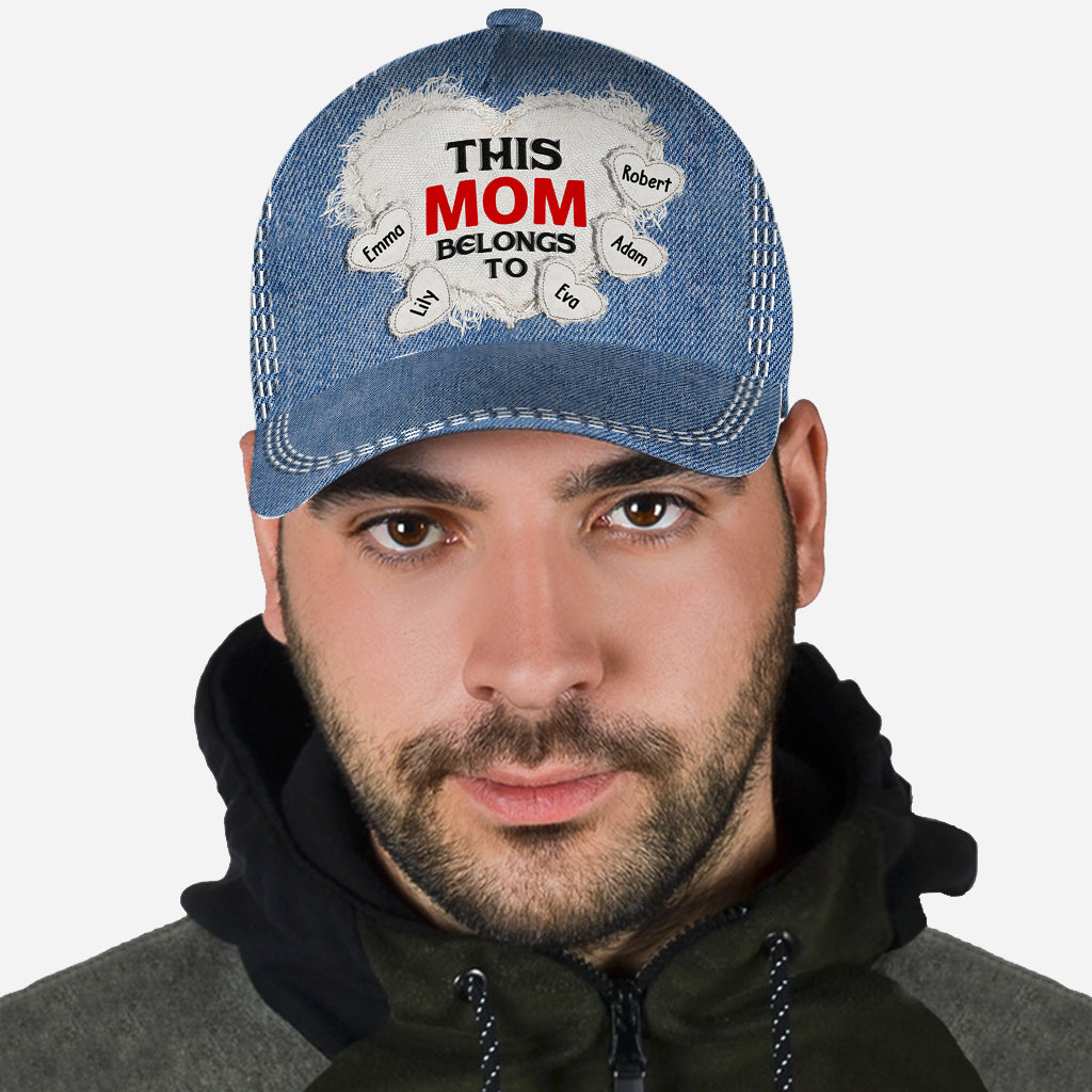 This Mom Belongs To - Personalized Mother Classic Cap