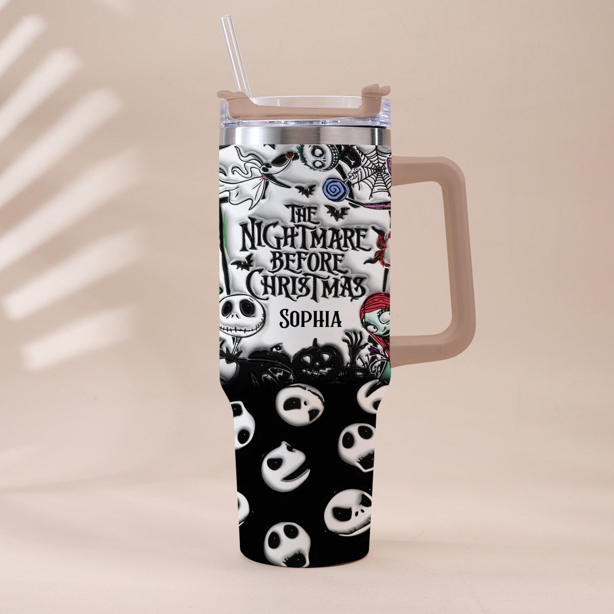 The Nightmare - Personalized Nightmare Tumbler With Handle