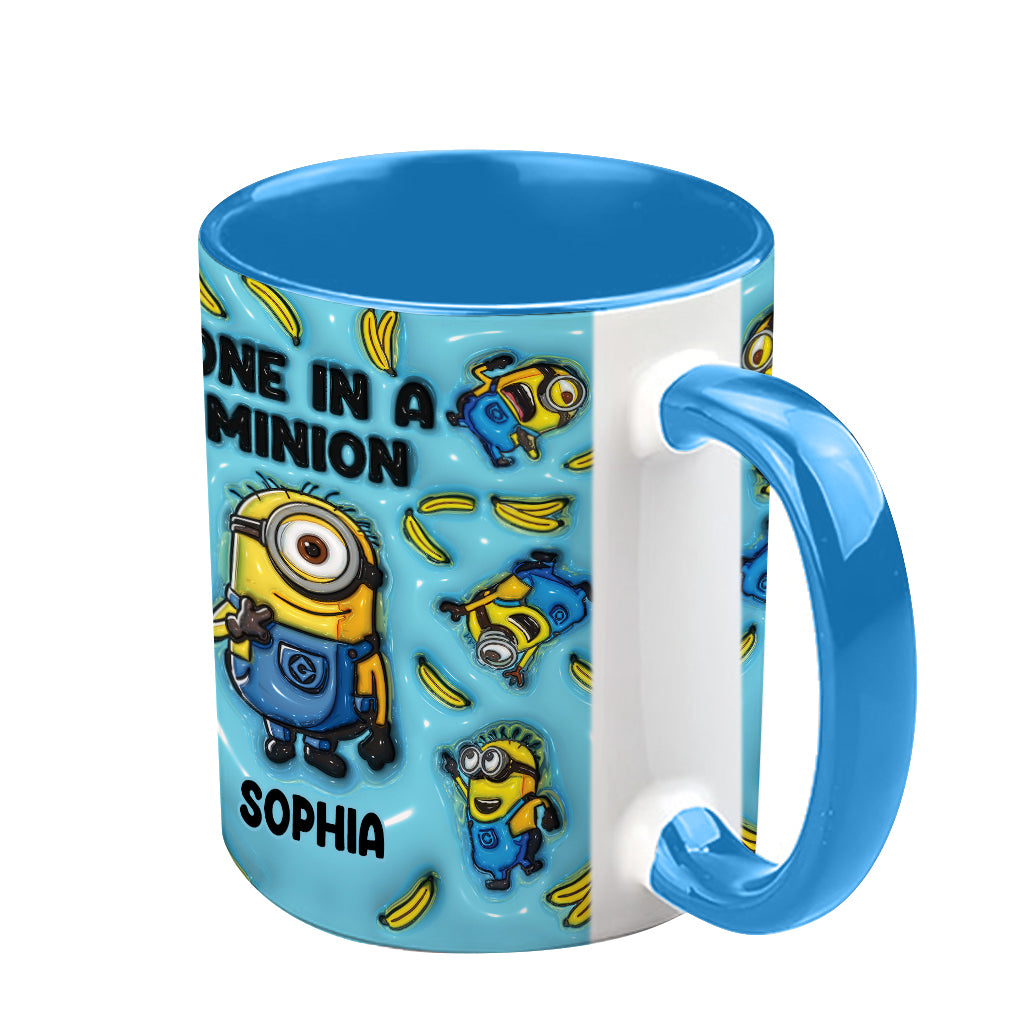 One In A Minion - Personalized Accent Mug