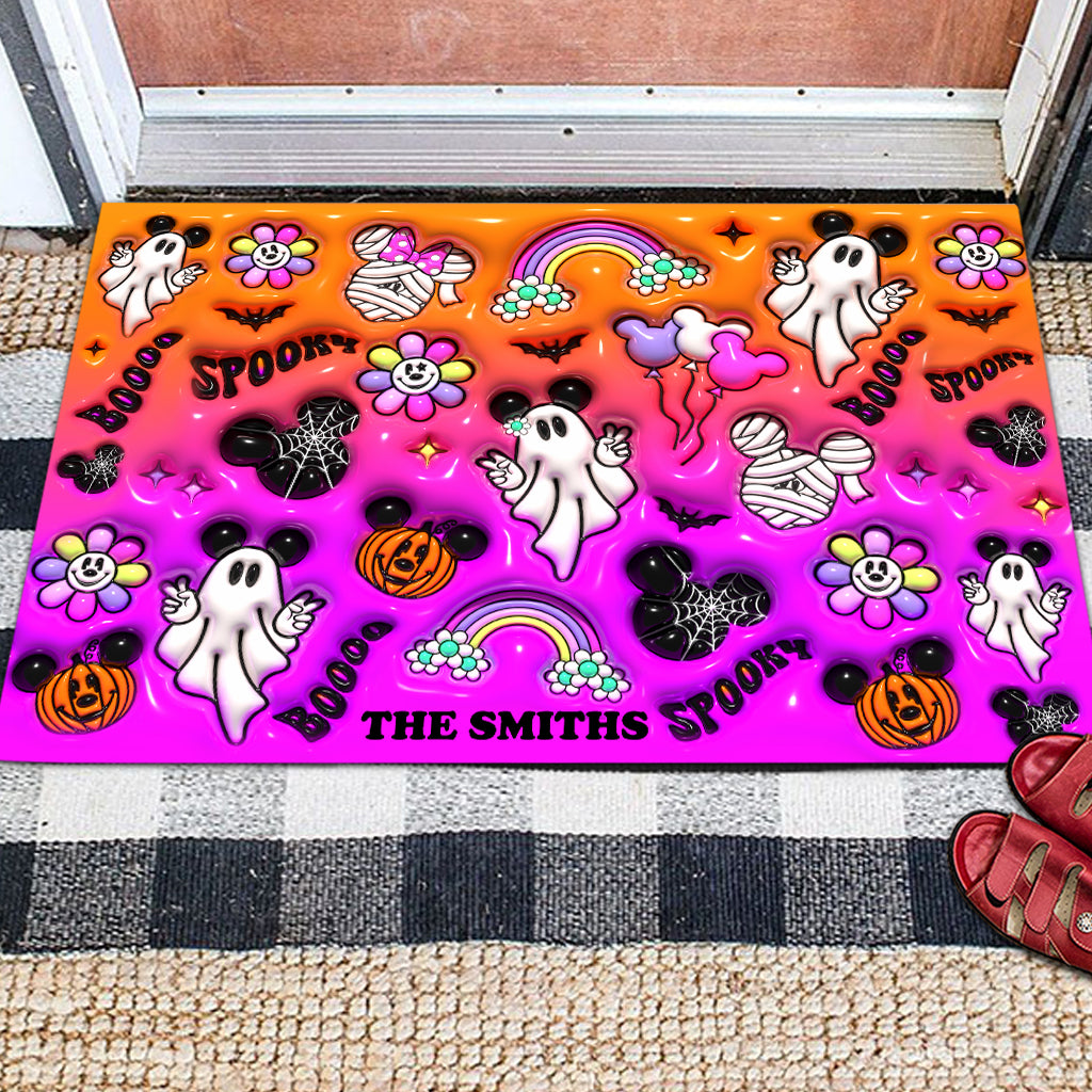 Halloween Spooky Mouse - Personalized Mouse Doormat