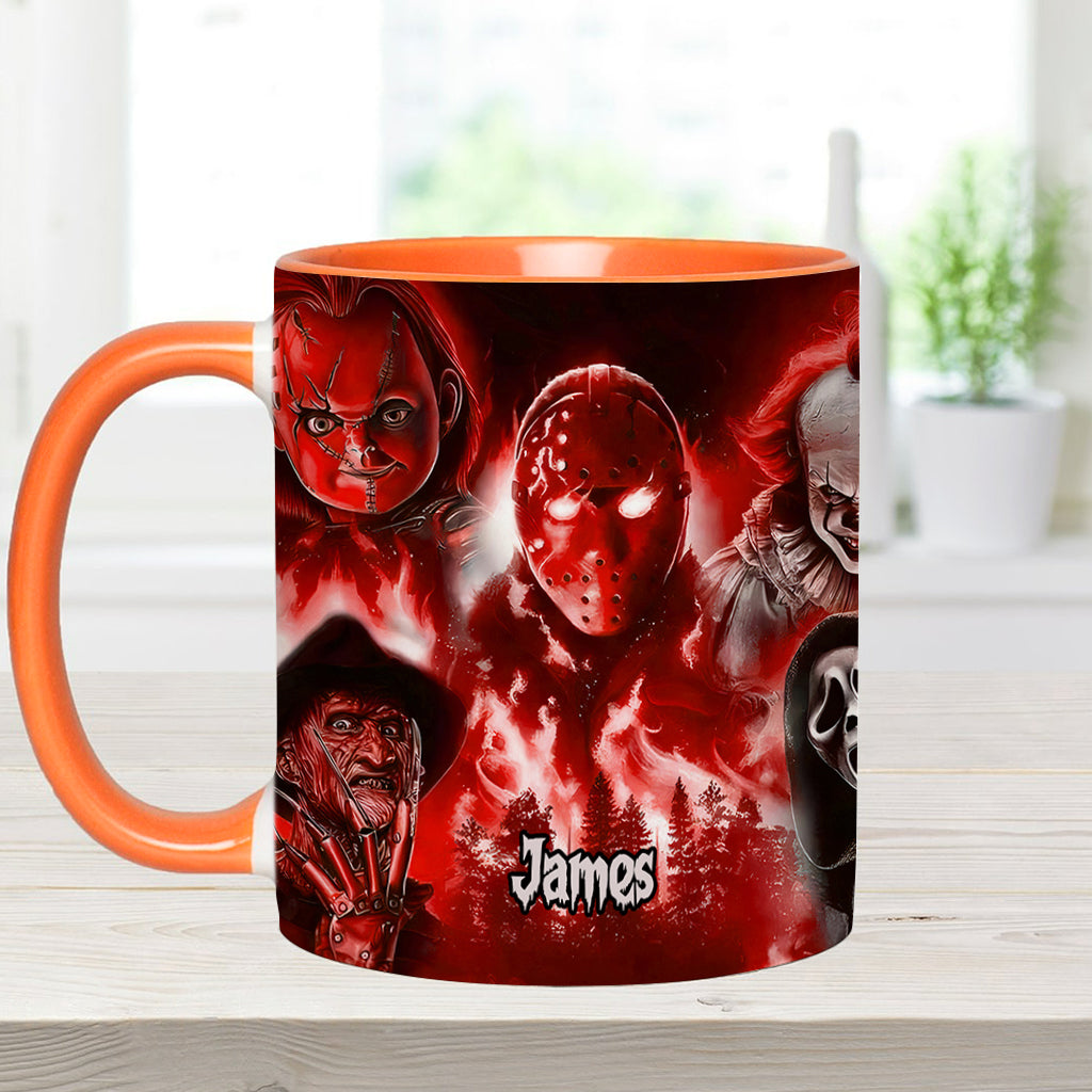 Horror Movie Fan - Personalized Accent Mug