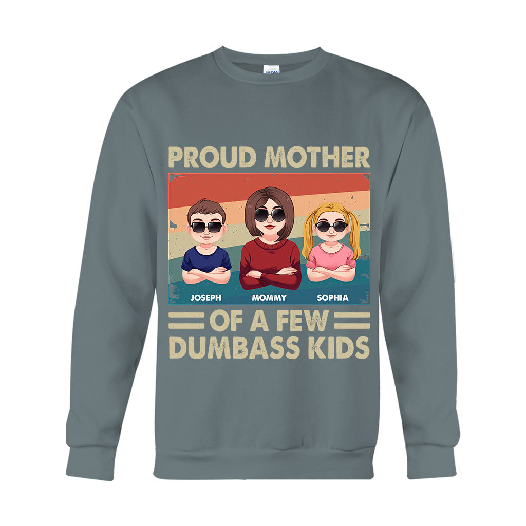 Proud Mother Of A Few Kids - Personalized Mother T-shirt And Hoodie