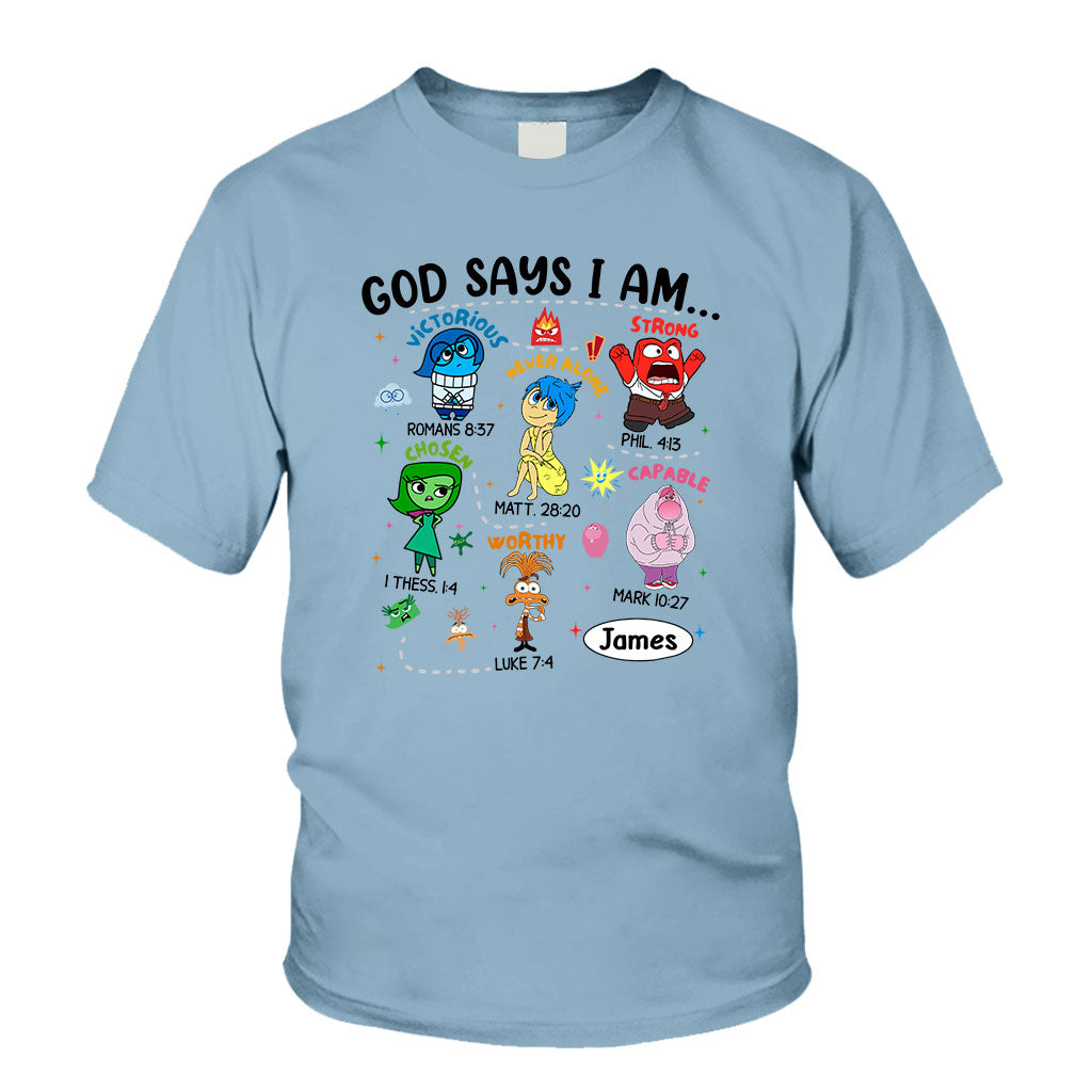 God Says I Am - Personalized T-shirt And Hoodie