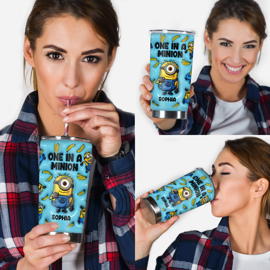 One In A Minion - Personalized Tumbler