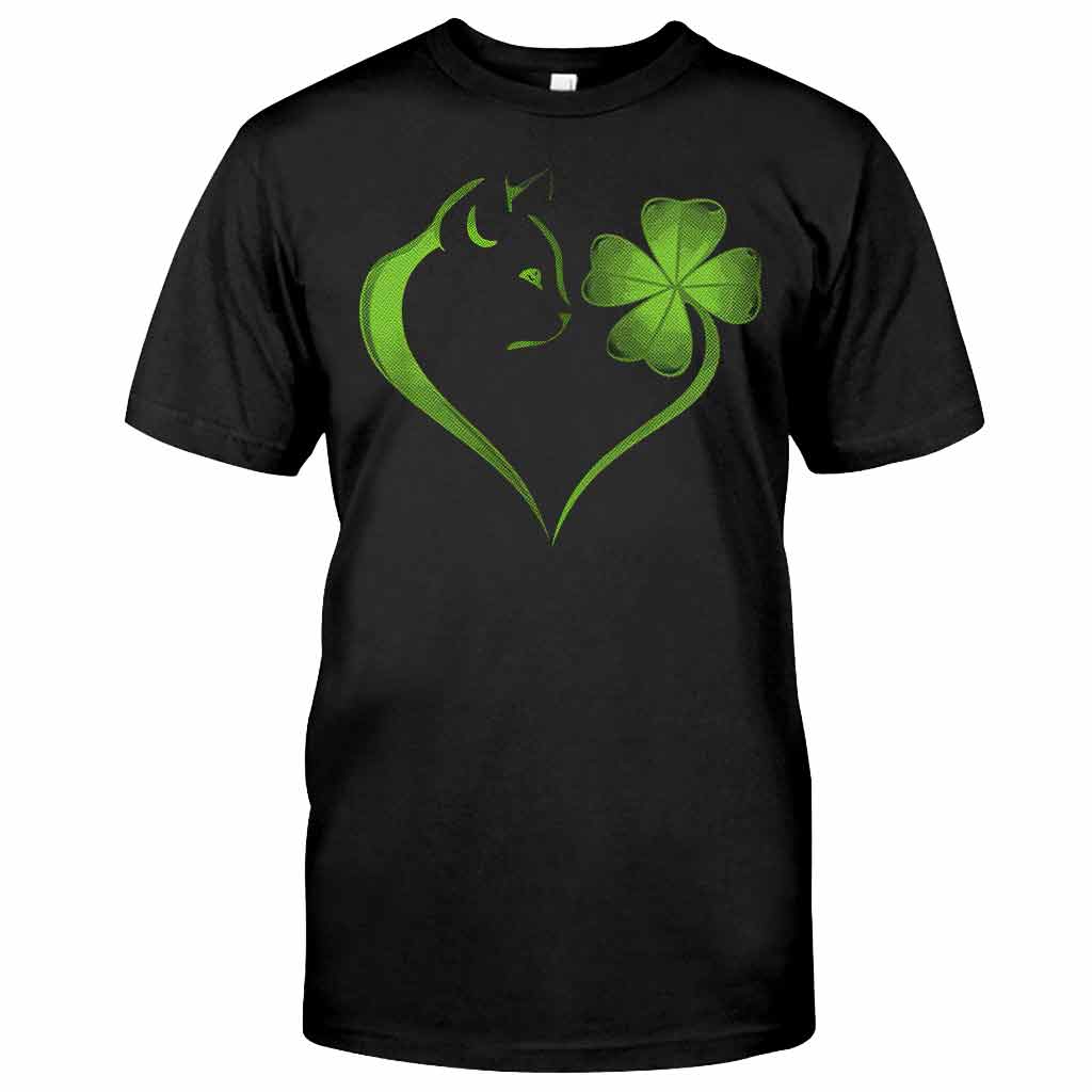 Cat Heart Irish - T-shirt and Hoodie 0119