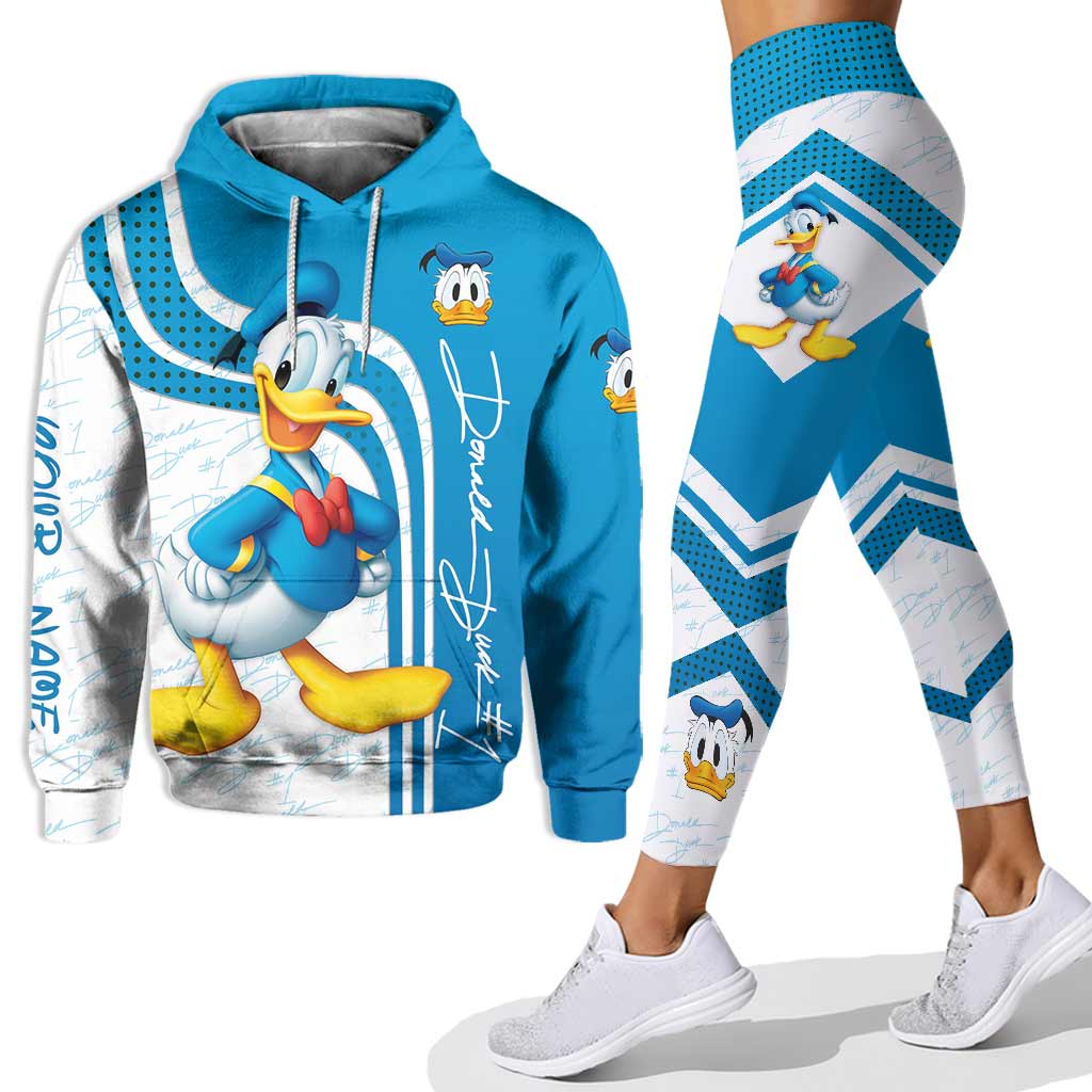 Lovely Duck - Personalized Mouse Hoodie And Leggings