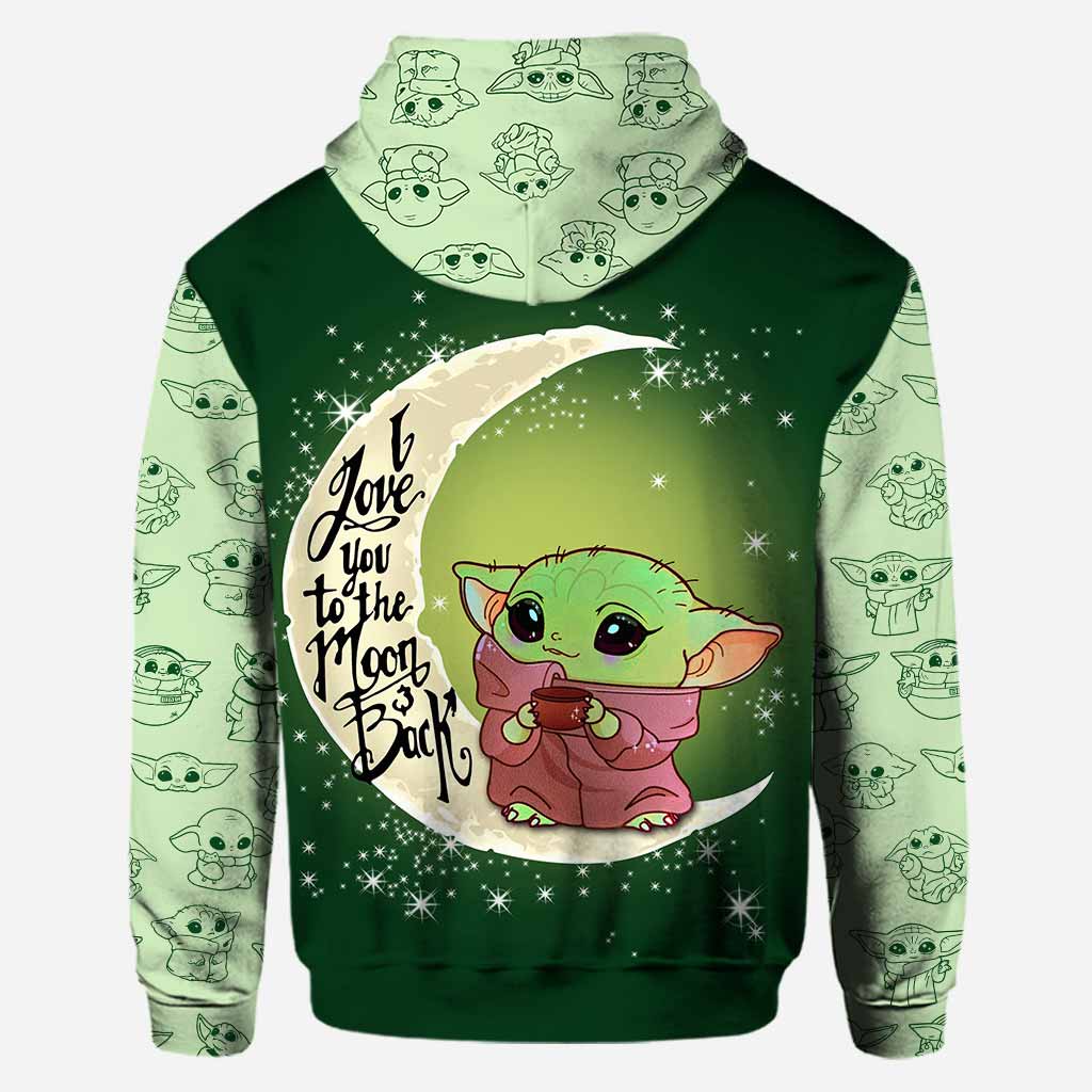 I Love You To The Moon And Back - Personalized Hoodie And Leggings