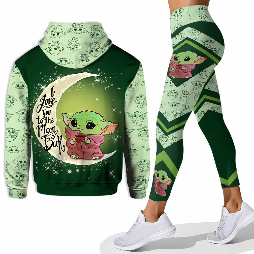 I Love You To The Moon And Back - Personalized Hoodie And Leggings