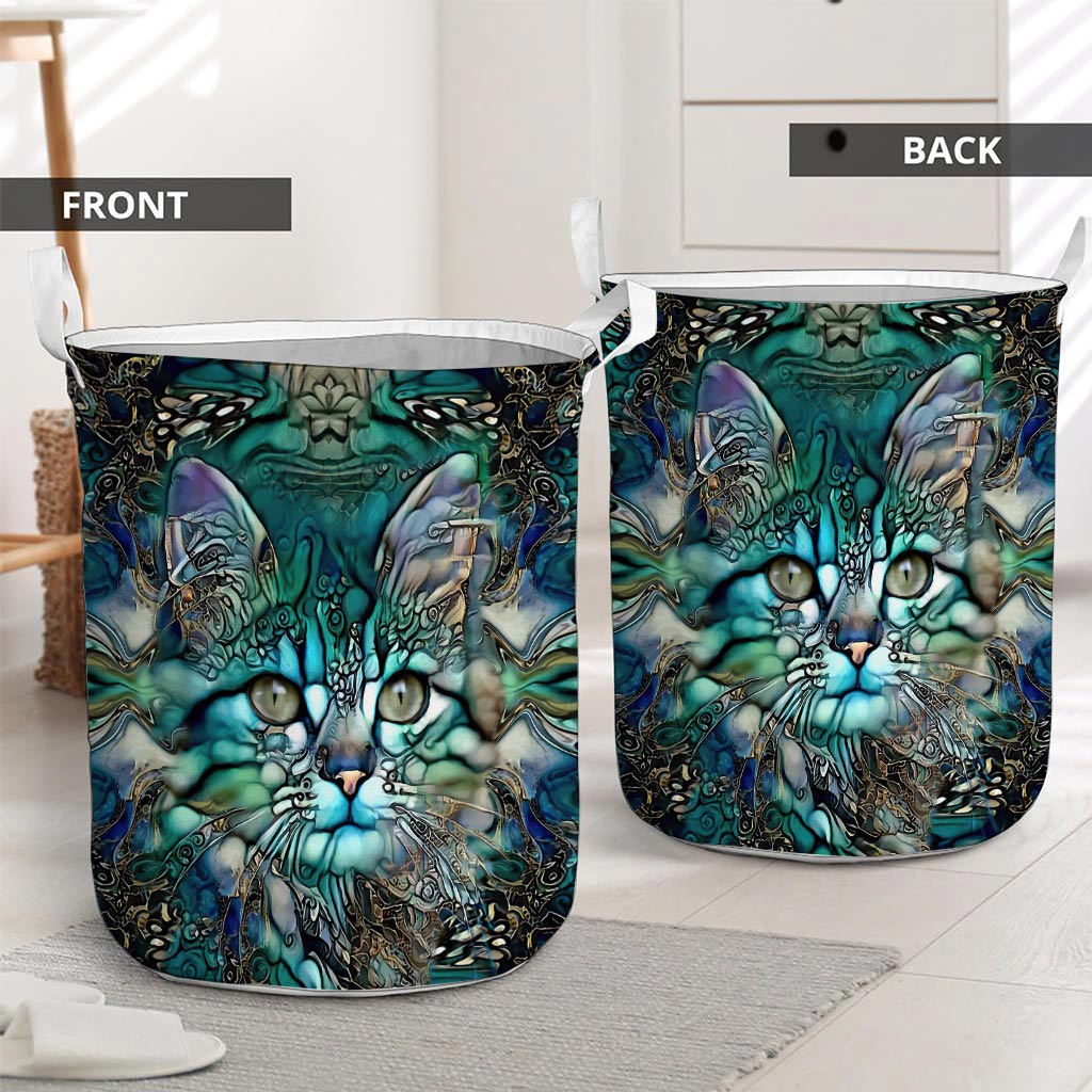 Magical Cat Cat Laundry Basket 0622