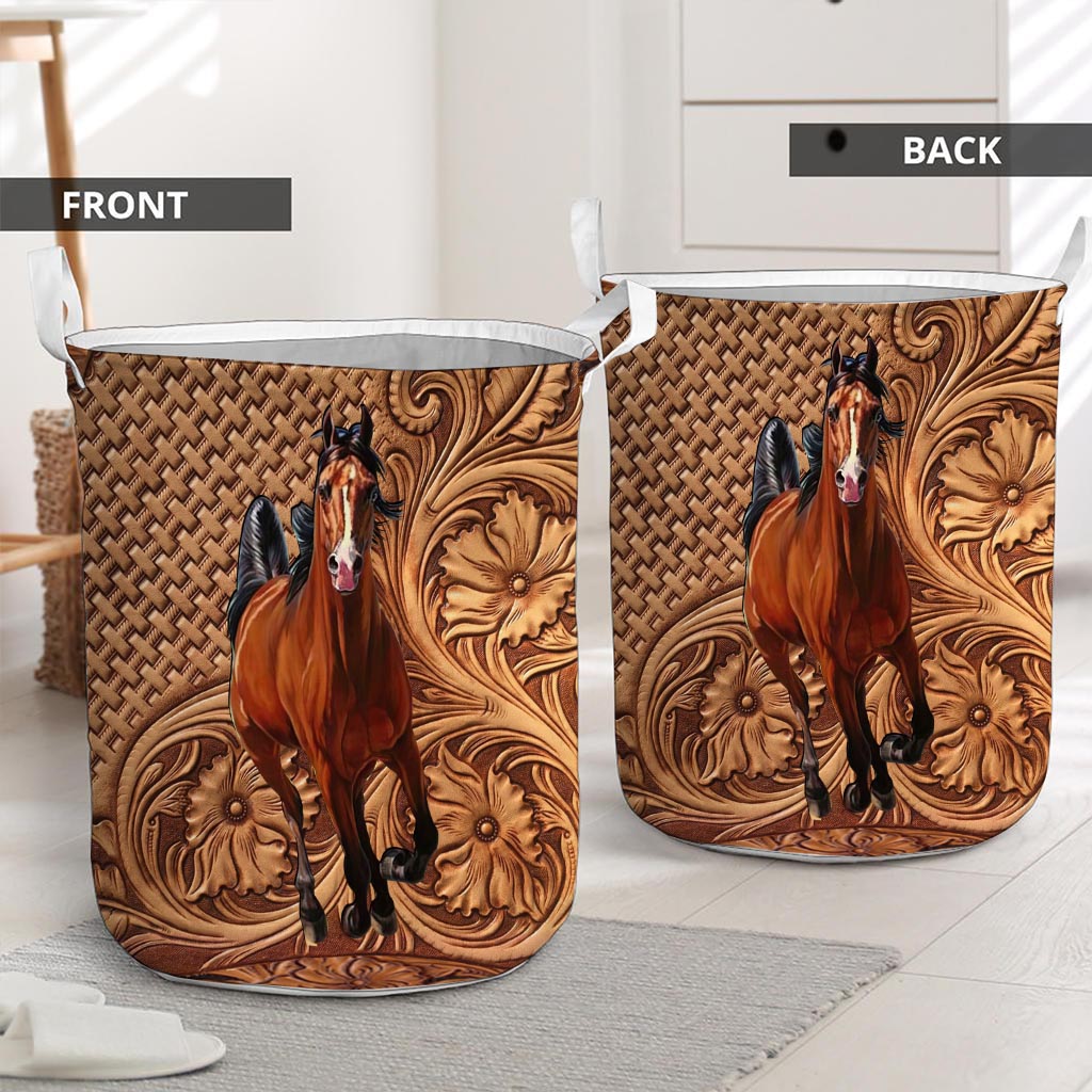 Love Horses Horse Laundry Basket 0622