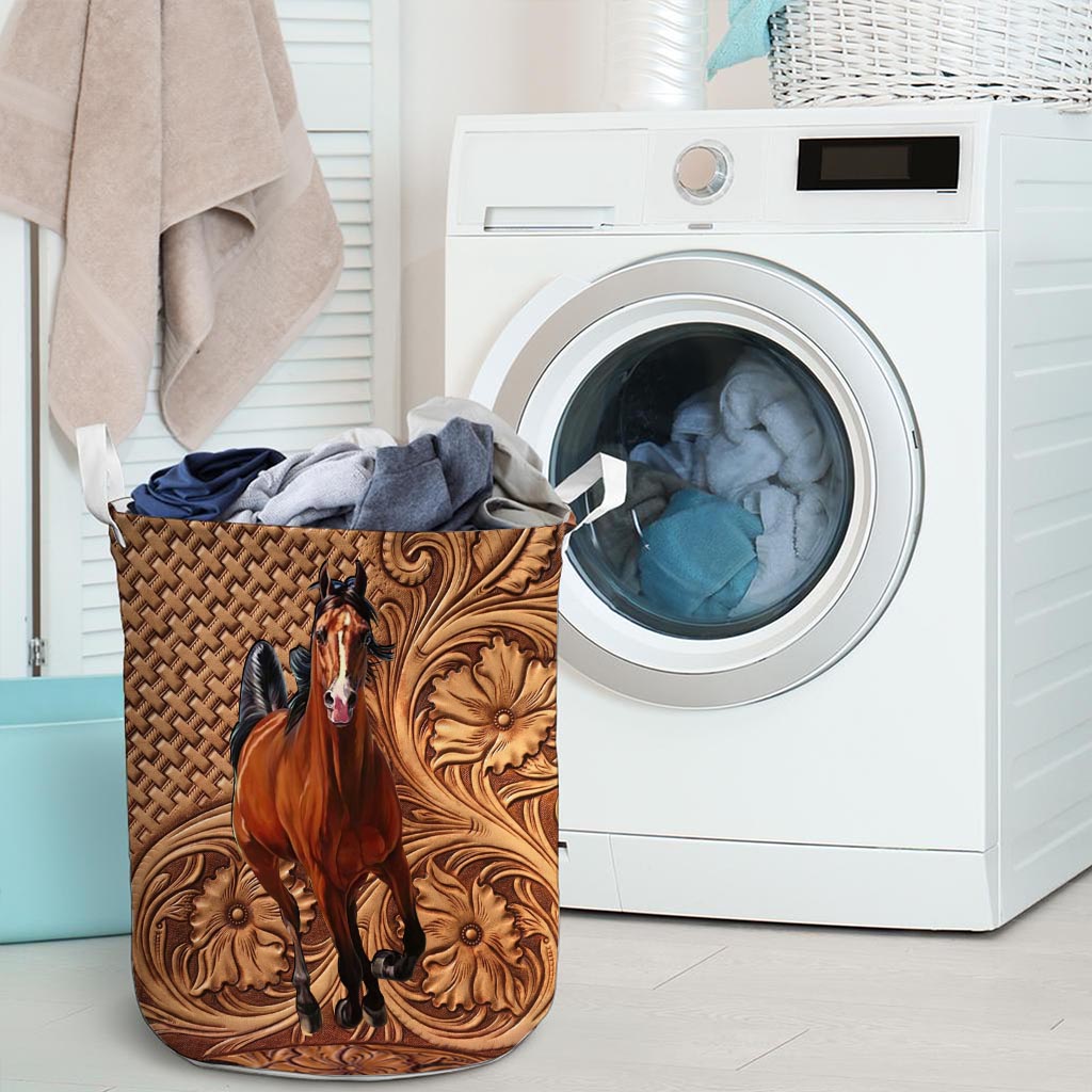 Love Horses Horse Laundry Basket 0622