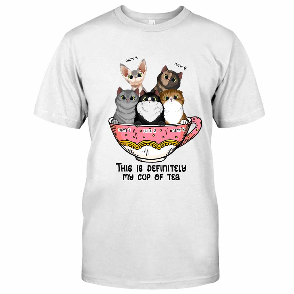 My Cup Of Tea - Cat Personalized T-shirt And Hoodie