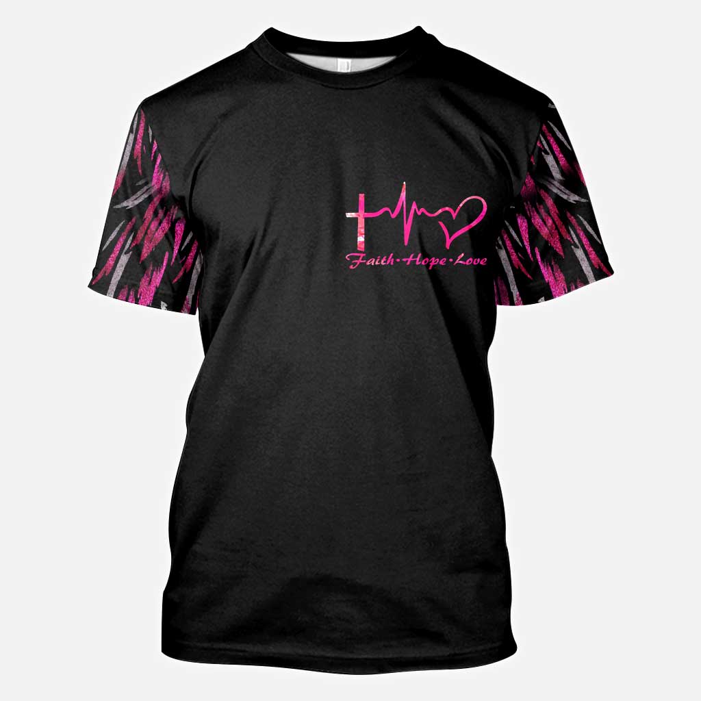 Be Stronger Eagle Breast Cancer - Breast Cancer Awareness All Over T-shirt and Hoodie 0822