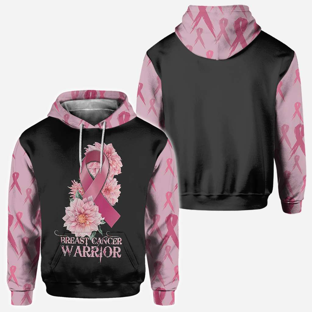 Breast Cancer Warrior - Breast Cancer Awareness All Over T-shirt and Hoodie 0822