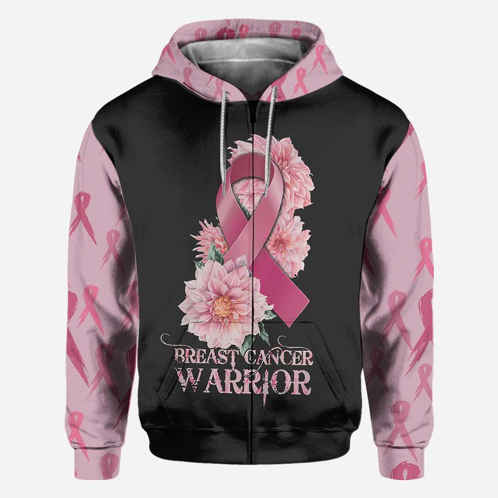 Breast Cancer Warrior - Breast Cancer Awareness All Over T-shirt and Hoodie 0822