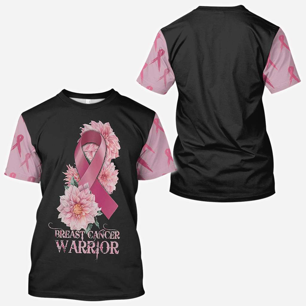 Breast Cancer Warrior - Breast Cancer Awareness All Over T-shirt and Hoodie 0822