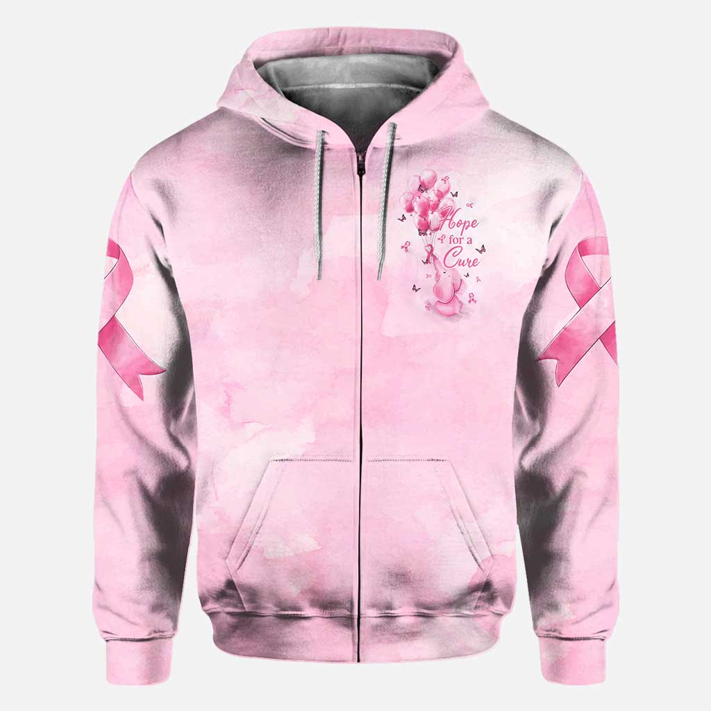 Hope For A Cure Elephant - Breast Cancer Awareness All Over T-shirt and Hoodie 0822