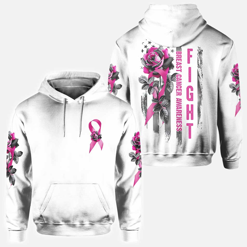 Rose Fight Breast Cancer - Breast Cancer Awareness All Over T-shirt and Hoodie 0822