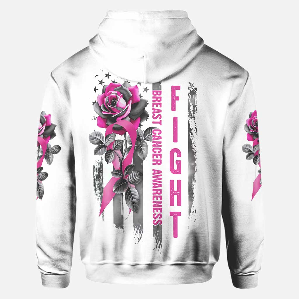 Rose Fight Breast Cancer - Breast Cancer Awareness All Over T-shirt and Hoodie 0822