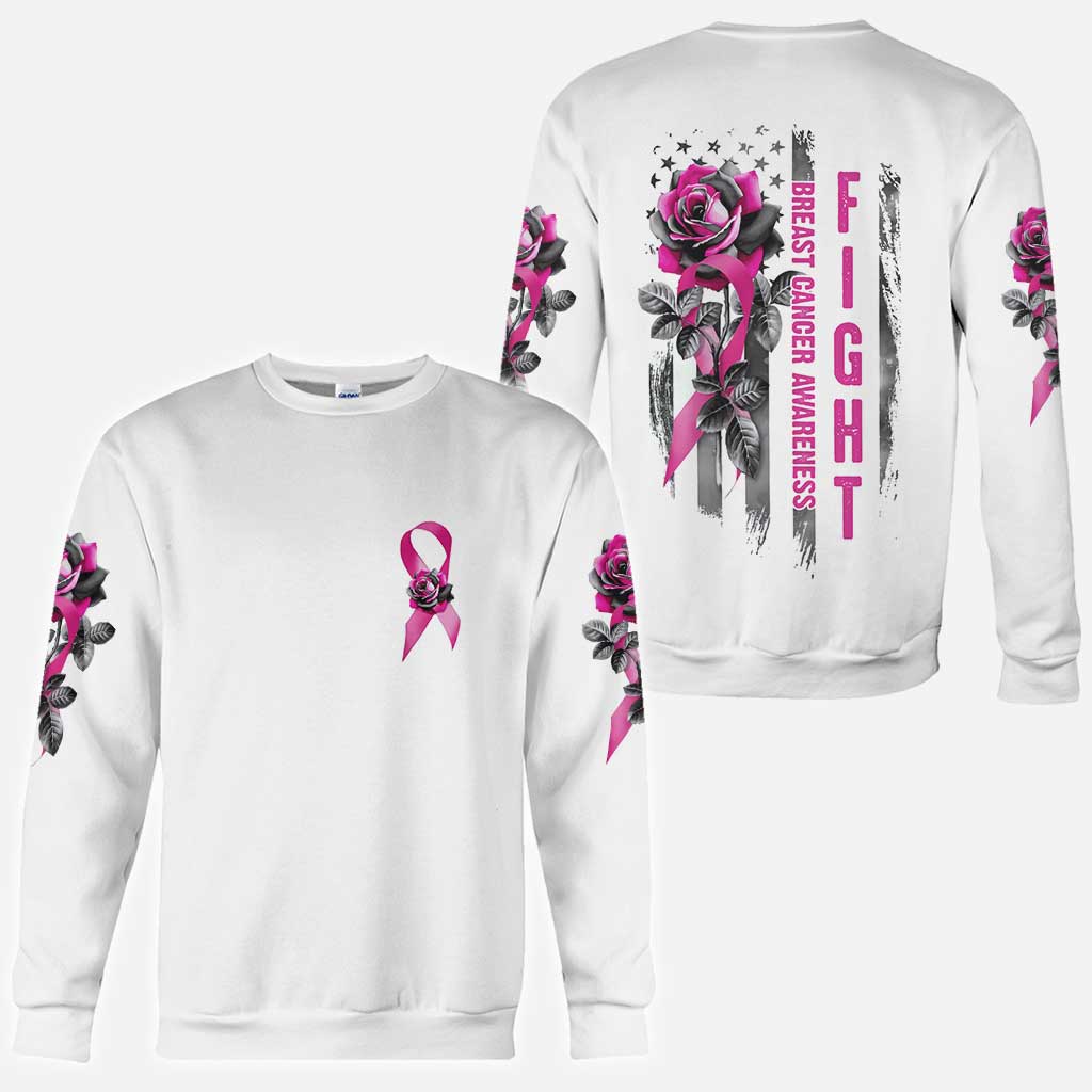 Rose Fight Breast Cancer - Breast Cancer Awareness All Over T-shirt and Hoodie 0822