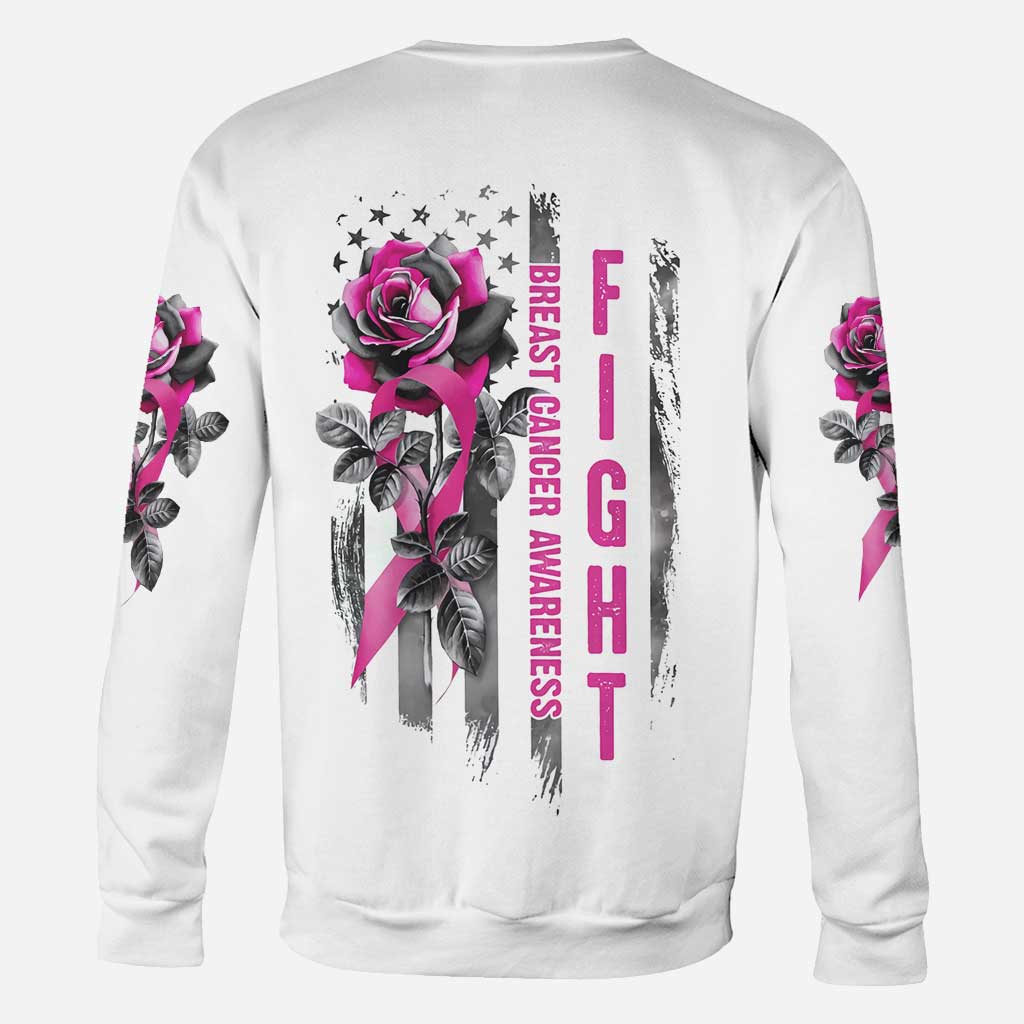 Rose Fight Breast Cancer - Breast Cancer Awareness All Over T-shirt and Hoodie 0822