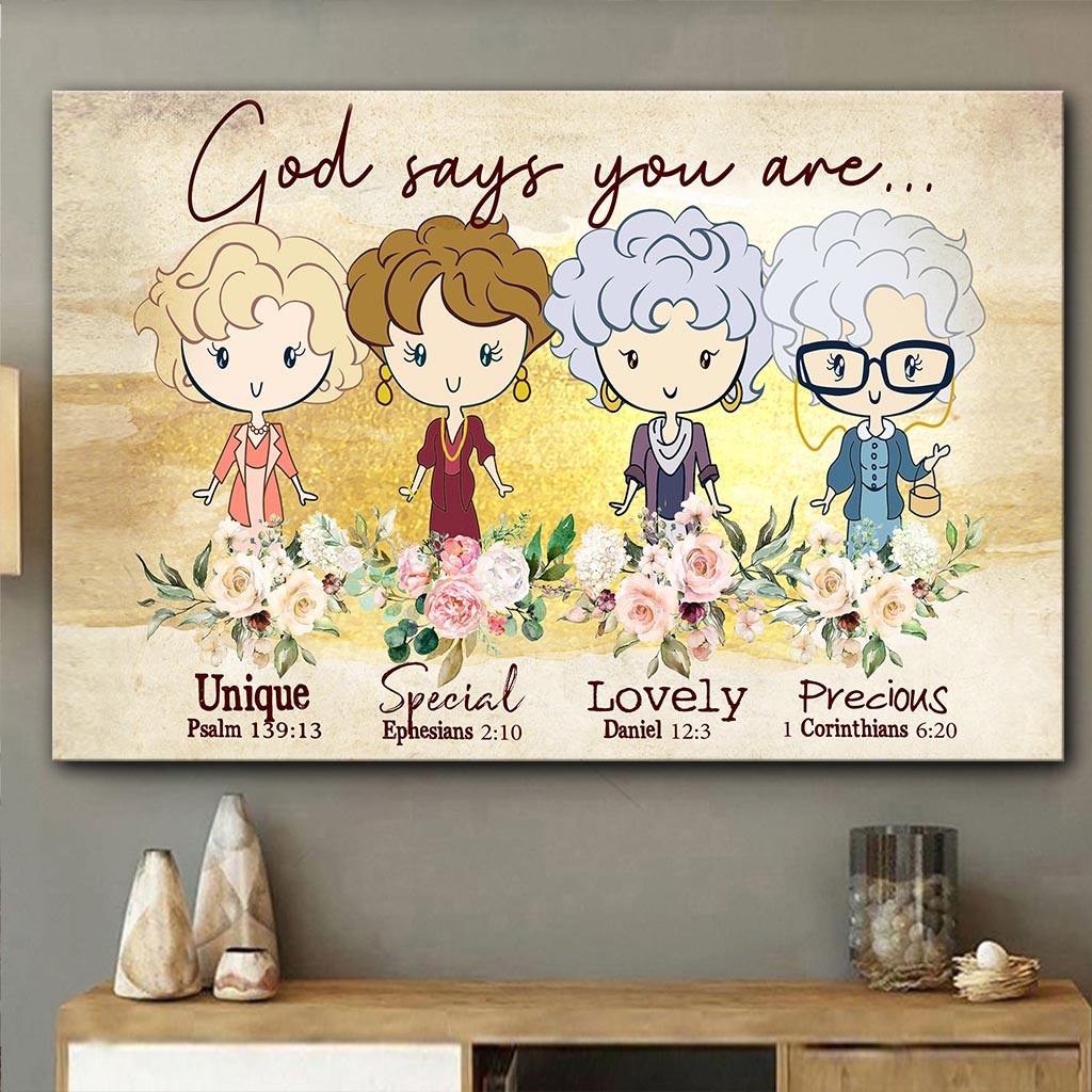 God Says You Are - Canvas And Poster