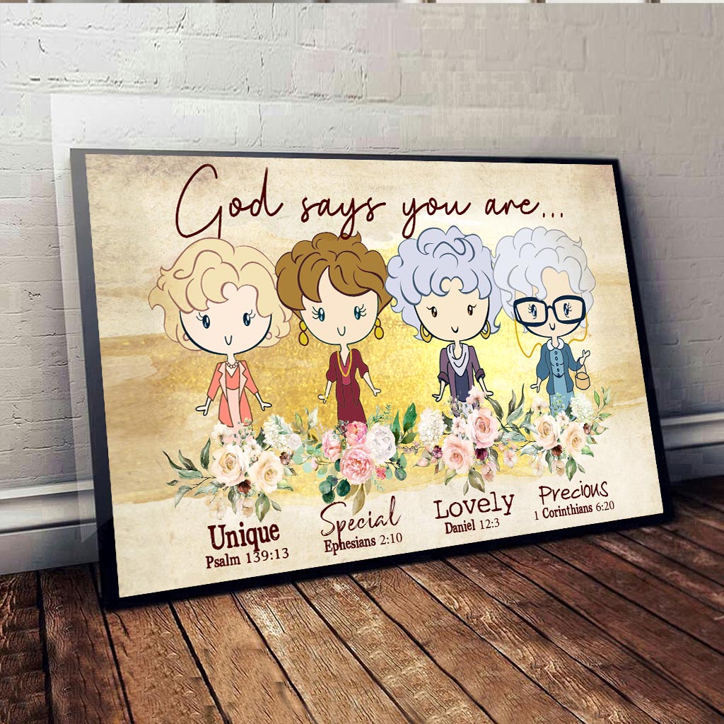 God Says You Are - Canvas And Poster
