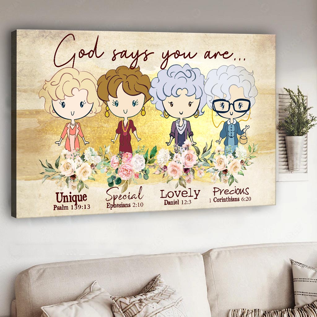 God Says You Are - Canvas And Poster