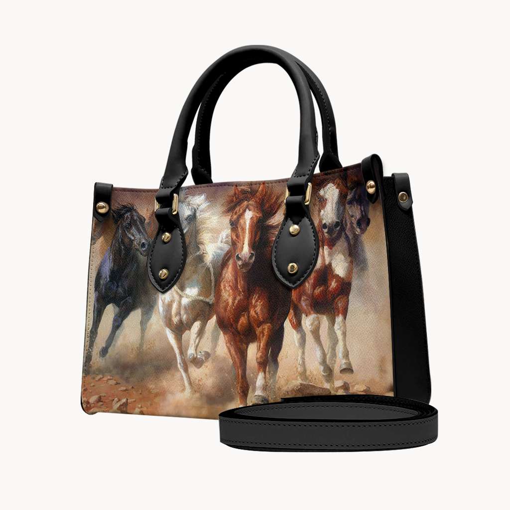 Wild Horses - Horse Leather Handbag 0921