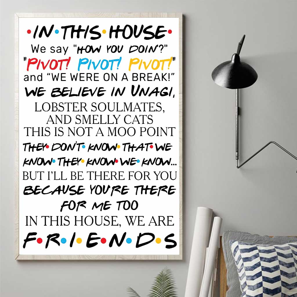 In This House We Are Friend - Family Poster 0921