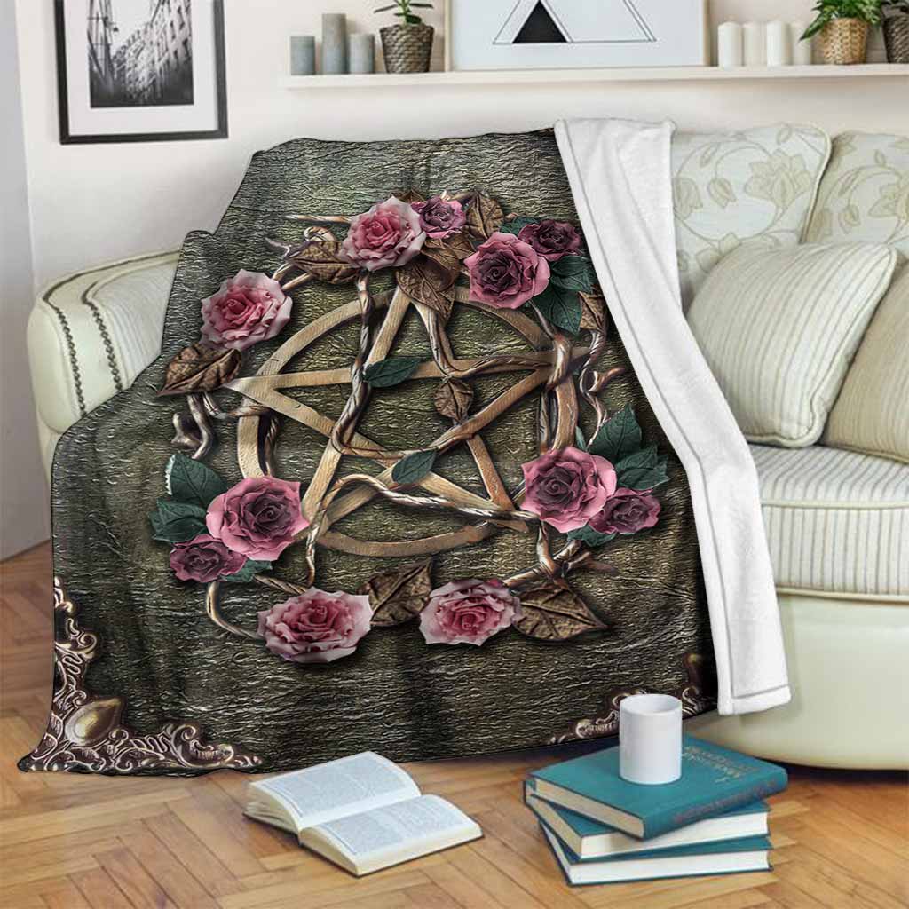 Mystical Witch - Halloween Blanket With 3D Pattern Print
