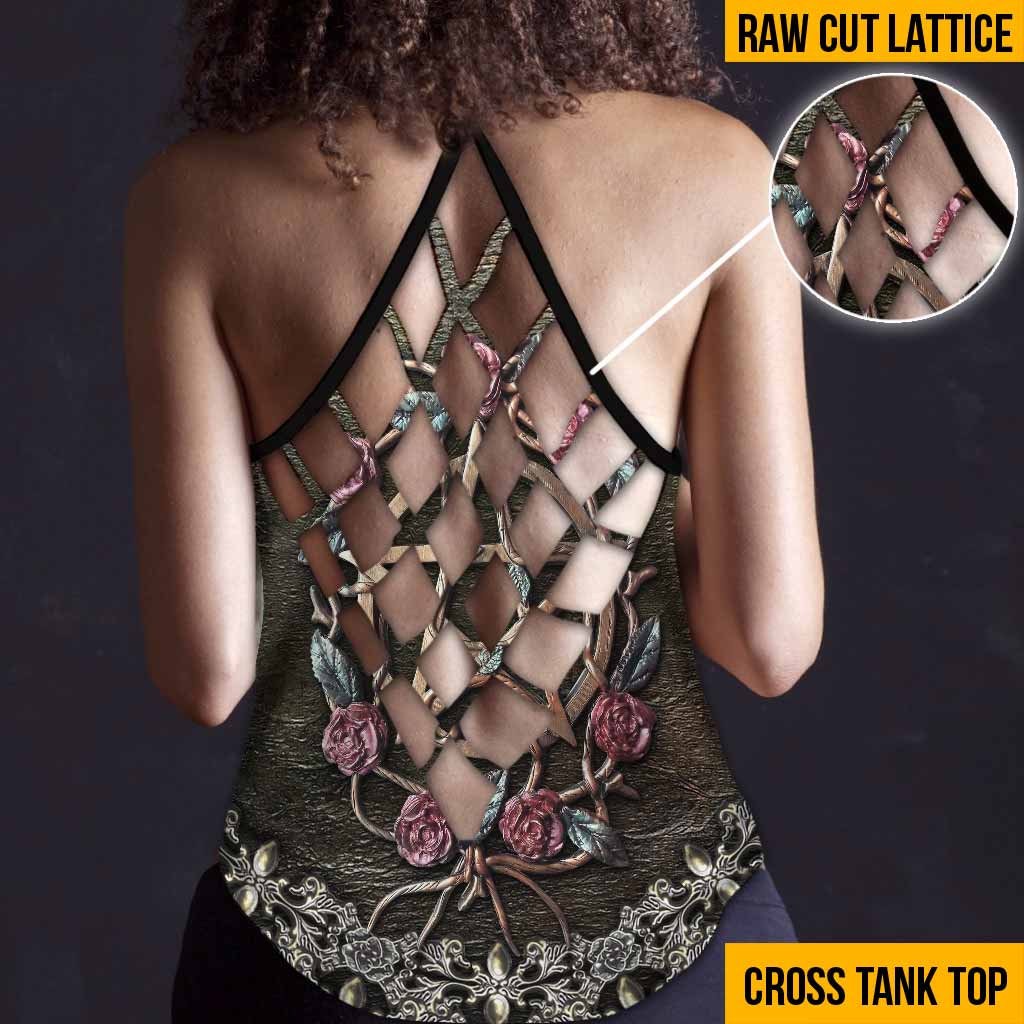 Mystical Witch 3D Pattern Print Cross Tank Top