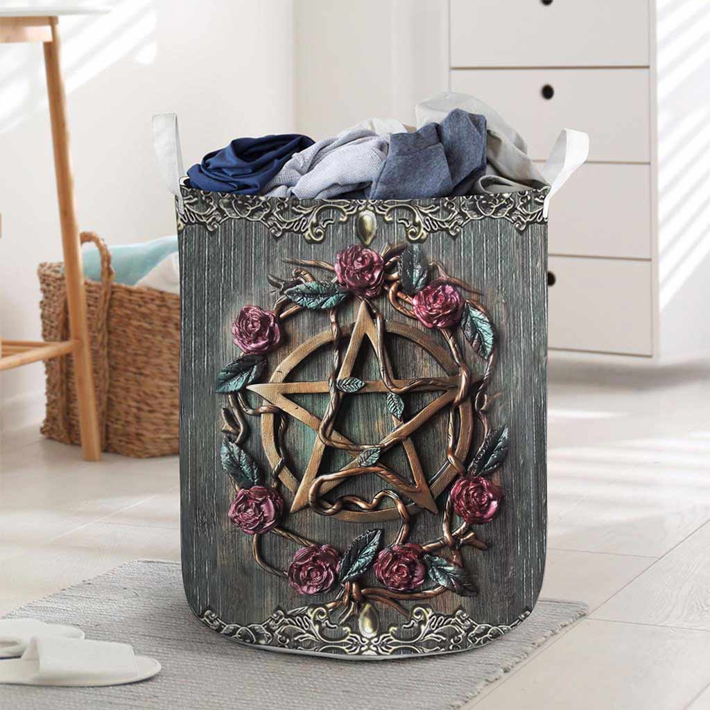 Mystical Witch's 3D Pattern Print Laundry Basket