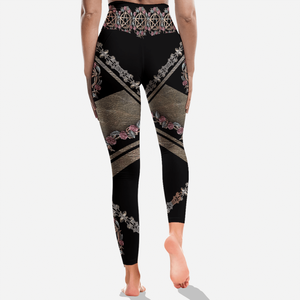 Mystical Witch 3D Pattern Print Leggings