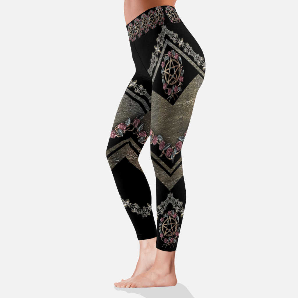 Mystical Witch 3D Pattern Print Leggings